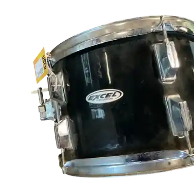 Used Excel 12IN TOM Rack Tom Black 12" Time-Limited