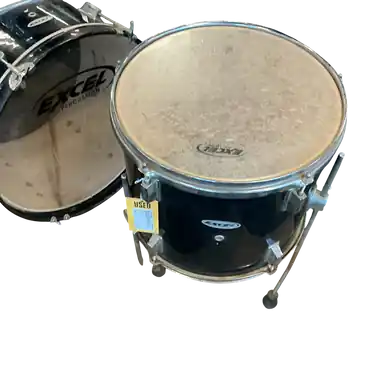 Used Excel 14IN TOM Floor Tom Black 14" Luxury