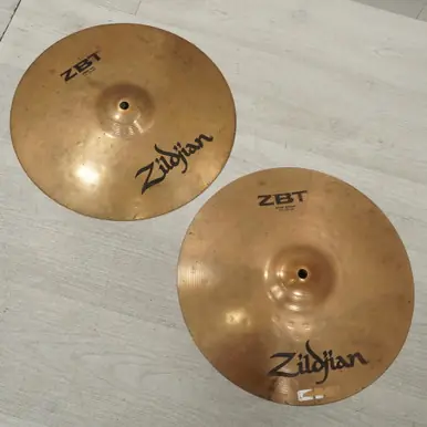 Used Zildjian 13" ZBT Hi Hat Cymbal Pair Weekend Sale