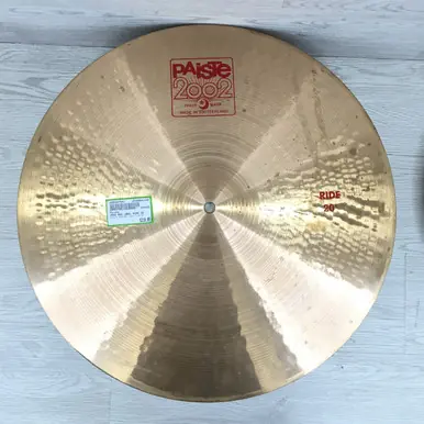 Used Paiste 2002 RED LABEL RIDE 20 Ride Cymbal 20" Handmade