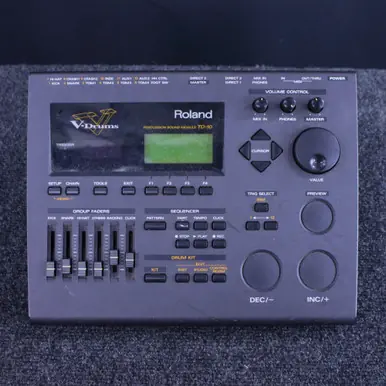 Used Roland TD-10 BRAIN Electronic Drum Module Warranty Included