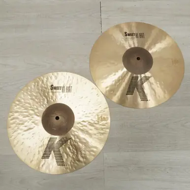 Last Chance Used Zildjian 14" K Sweet Hi Hat Cymbal Pair