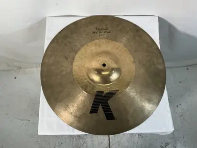 Used Zildjian K CUSTOM HYBRID RIDE 20 Ride Cymbal 20" Flash Sale