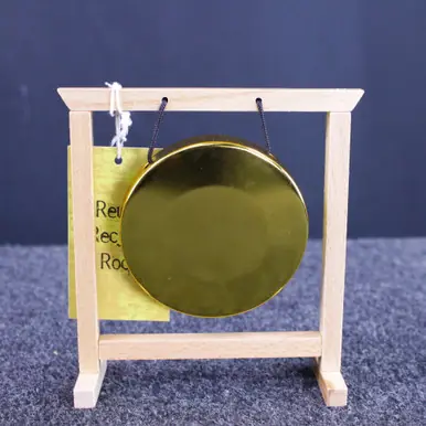 Today Only Used GONG MINI DESKTOP World Percussion Instrument