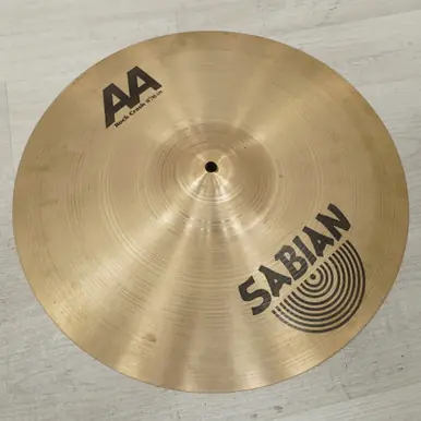 Hot Deal Used Sabian 18" Aa Rock Crash Cymbal