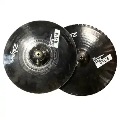Special Offer Used Zildjian 15 MASTERSOUND PITCHBLACK HH Cymbal 15"