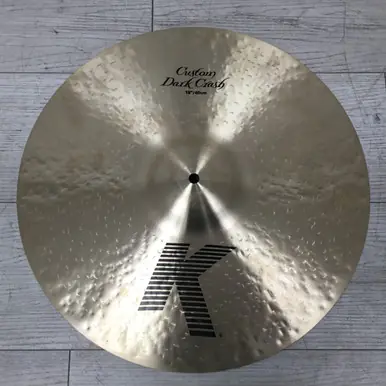New Release Used Zildjian K 18 DARK CRASH 1382 G Crash Cymbal 18"
