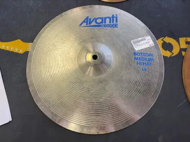 Editor’s Pick Used Avanti 14 MEDIUM HI HAT BOTTOM Vintage Hi Hat Cymbals 14"