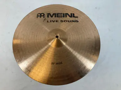 Handmade Used Meinl 20" Live Sound Ride Cymbal