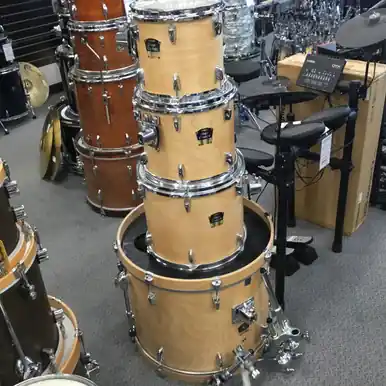 Used Yamaha STAGE CUSTOM STANDARD NAT 4 PC Drum Shell Kit Natural Final Sale