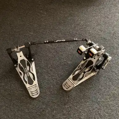 Used Gibraltar DOUBLE KICK PEDAL Kick Drum Pedal Special Discount
