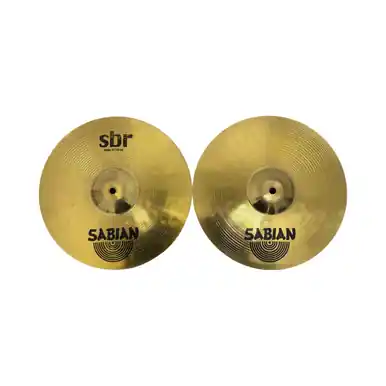 Instant Buy Used Sabian 13 INCH SBR HI-HATS Hi Hat Cymbals 13"