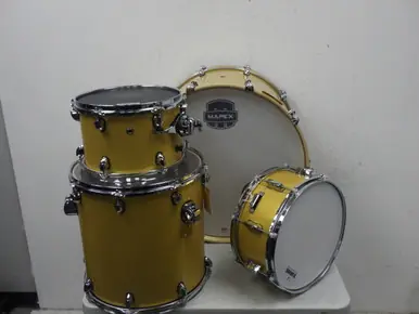 Luxury Used Mapex MARS 4 PIECE DRUM KIT WITH HARDWARE Drum Shells and Hardware Sunburst