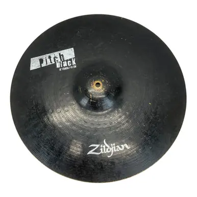 Hassle-Free Returns Used Zildjian 18in Pitch Black Crash Cymbal 18"