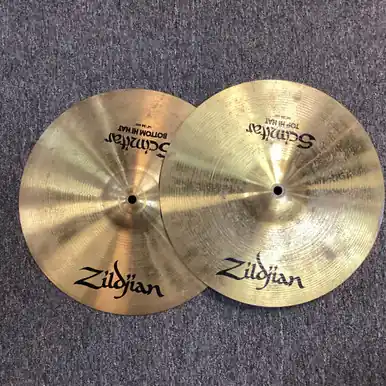 Used Zildjian SCIMITAR Hi Hat Cymbals 14" Time-Limited