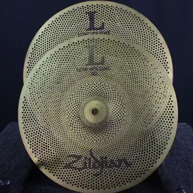 Limited Edition Used Zildjian 13 L80 HI HATS LOW VOLUME Hi Hat Cymbals 13"