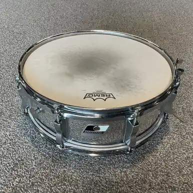 Price Cut Used LUDWIG ROCKER 5 X 14 Chrome Over Wood Snare Drum