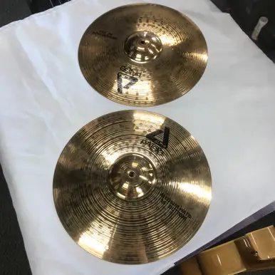 New Arrival Used Paiste ALPHA MEDIUM HATS Hi Hat Cymbals 14"