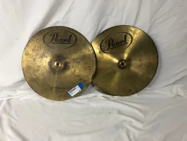 Best Seller Used Pearl HI HATS Hi Hat Cymbals 14"
