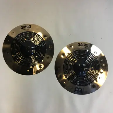 New Release Used Meinl 14IN CLASSICS CUSTOM DUAL Hi Hat Cymbals 14"