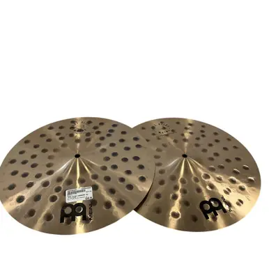 Direct From Manufacturer Used Meinl 15IN EXTRA HAMMERED HH Hi Hat Cymbals 15"