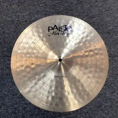 Same Day Shipping Used Paiste 17 MASTERS DARK CRASH Crash Cymbal 17"