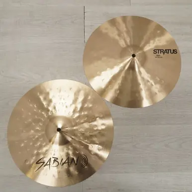 Used Sabian 14" Stratus Hi Hat Cymbal Pair Shop Now