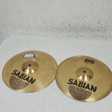 Used Sabian B8 13 INCH HI HAT PAIR Hi Hat Cymbals 13" Don’t Miss Out