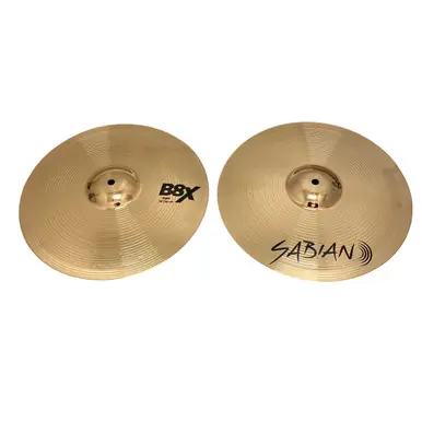 Used Sabian 14 B8X HI-HATS Hi Hat Cymbals 14" Trusted Brand