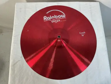 Used Vader 16IN RAINBOW CRASH Crash Cymbal 16" Mega Sale