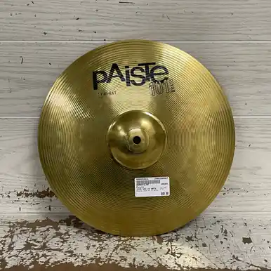 Used Paiste 13IN 101 HI HATS Hi Hat Cymbals 13" Crafted