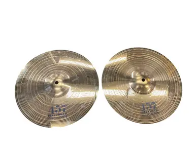 Used Wuhan 457 HI HATS 14IN HEAVY METAL Hi Hat Cymbals 14" Free Delivery