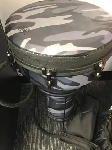 Used Remo WORLD PERCUSSION DJEMBE URBAN CAMO Djembe Premium