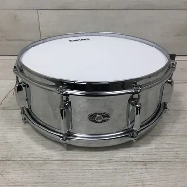 Reduced Price Used Slingerland FESTIVAL NO 141 CHROME STEEL 8 LUG Metal Snare Drum 14"