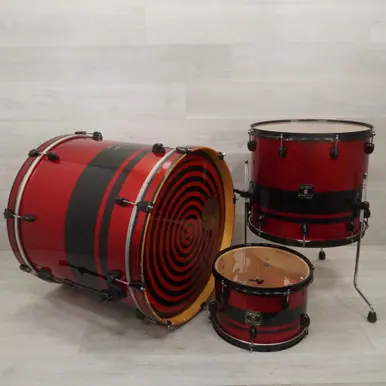 Factory Price Used Gretsch 3pc Catalina Club Drum Shell Kit Red