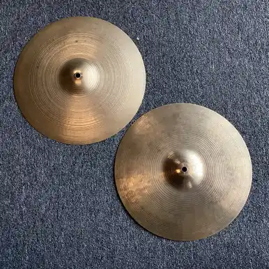 Budget Used Zildjian 14 60S HI HATS Vintage Hi Hat Cymbals 14"