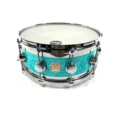 Price Drop Used DW EDGE SERIES BRASS/MAPLE 14X6 Snare Drum 14"