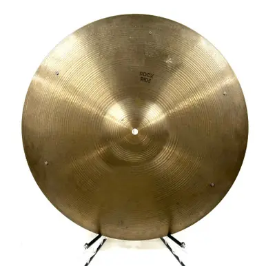 Used Zildjian 80S 20IN ROCK RIDE W/RIVETS Vintage Ride Cymbal 20" While Supplies Last