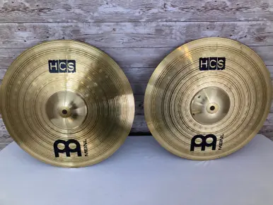 Special Offer Used Meinl 14 HCS HI HATS Hi Hat Cymbals 14"