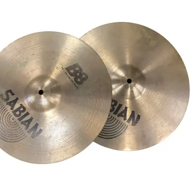 Used Sabian B8 HI HATS Cymbal 14" Direct From Manufacturer