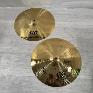 Direct From Factory Used Wuhan 457 Series Heavy Metal Hi-hats - 14-inch