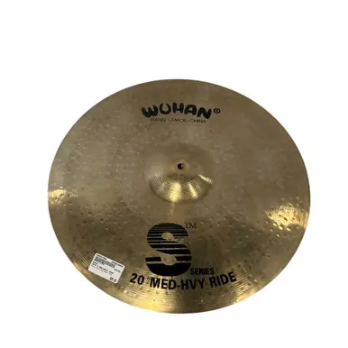 Used Wuhan 20IN S MED/HEAVY RIDE Ride Cymbal 20" Affordable