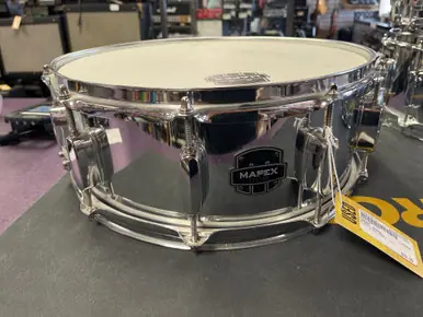 Place Order Used Mapex STEEL SNARE Metal Snare Drum 14"