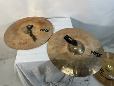 Instant Buy Used Sabian 18 IN HHX SYNERGY HEAVY MARCHING PAIR Crash Cymbal 18"