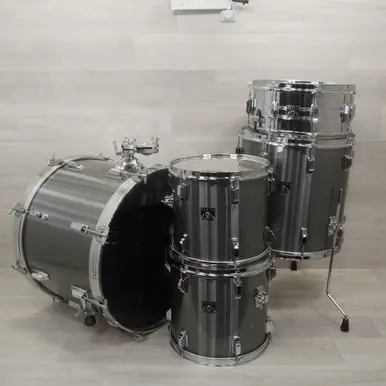 Used Tama Swingstar Drum Shell Kit Silver/gray Buy Online