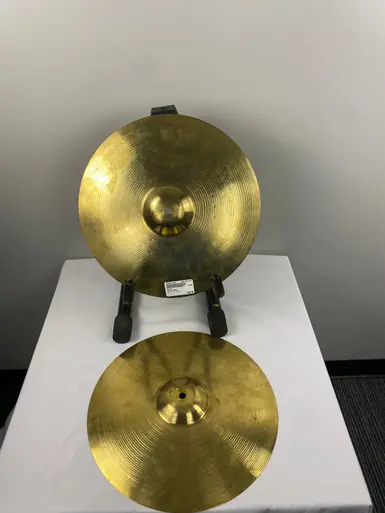 Used Solar 14 HI HATS Vintage Hi Hat Cymbals 14" Worldwide Shipping