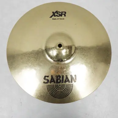 Limited Time Used ZILDJIAN AND SABIAN MISMATCHED HI HAT Hi Hat Cymbals 14"