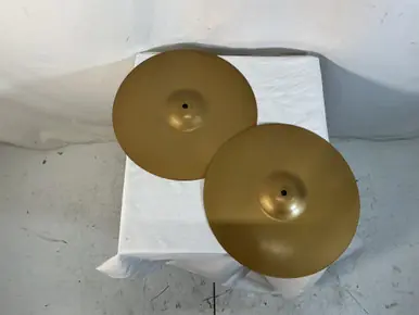 High Quality Used BRANDLESS 14 INCH HI HAT PAIR Hi Hat Cymbals 14"