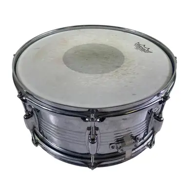 Used Ludwig 14X6 ROCKER SERIES STEEL SNARE Metal Snare Drum 14" High Quality