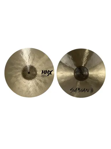 Hassle-Free Returns Used Sabian HHX 14 COMPLEX MEDIUM HI-HATS Hi Hat Cymbals 14"
